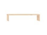 Vidaxl Supporto Per Monitor 50X27X10 Cm In Legno Di Pino Massiccio