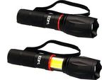Torcia Led Xl Estensibile Con Zoom Led 1 Led Cob Xl 3Xaaa (Batterie Incluse) Edm