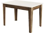 Skye Decor, Kiev 508 - Noce, Crema, KüChentisch, Nussbaum, 100 % Melaminbeschichteteteten Spanplatten, 110 X 72 X 75 Cm