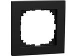 Merten MEG4010-3603 Cornice M-Pure, A 1 Attacco, Nero Opaco, M-Pure