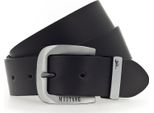 Mustang Pelle Cintura Leather Belt W115 Black Nero