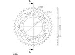 Supersprox Stealth-Kettenrad 520 - 42Z (Oro) RST-1303:42-GLD|ID 112.0 Lk 138.0 5-Loch/5-Loch