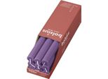 Candela Da Tavola Bolsius Rustic Vibrant Violet 27 Cm - 9 Pezzi