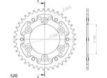 Pignone Supersprox Stealth 520 - 38T (Argento) RST-735:38-SLV|ID 100,0 Lk 124,0 6 Fori