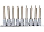 Ks Tools Set Di Bussole Da 1/2" Torx Lunghe 9 Pz. T20-T60 - 911.1520"