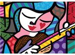 Bluebird Puzzle Ragazza Con Chitarra 1000 Pezzi