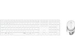 Rapoo 9850M Bianco Qwertz Scrivania Multimodale Senza Fili