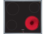 Siemens Iq100, Piano Cottura Elettrico, 60 Cm, Con Controllo Del Forno, Nero, Con Cornice Sul Piano, EA645GE17