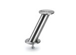 Staffa Naber Capitello, (1 Pezzo) Altezza: 170 Mm, Acciaio Inox Angolato, Tubo Ø: 45 Mm
