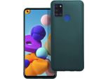 Matt Custodia Verde Scuro Per Samsung Galaxy A21S