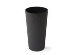 Vaso Da Fiori Lamela Vaso Da Fiori Lilia Jumper - A Righe, Diametro 25 Cm, Altezza 46,5 Cm, Grafite