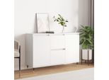Vidaxl Credenza Bianca 101,5X35X70 Cm Materiale A Base Di Legno