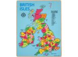 Bigjigs Puzzle Educativo Delle Isole Britanniche Mappa In Legno Per Bambini