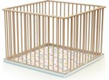 Webaby - Box Bambini Legno - Faggio Natural - 70 X 100 Cm