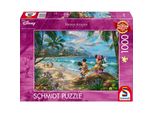 Schmidt Spiele Puzzle Thomas Kinkade Disney, Mickey And Minnie In Hawaii 1000Teile 57528