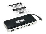 Eaton Tripp Lite Serie Usb C Docking Station Hub Usb Dock Triplo Display 4K Hdmi Vga Usb A/C Gbe