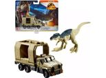 Matchbox Jurassic World Transporter Con Baryonyx