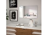 The Living Store Specchio Da Parete 60 X 40 Cm Rettangolare In Vetro