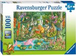 Ravensburger - Puzzle Dell'orchestra Della Giungla 100Pz Xxl