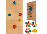 Create For You®- Parete Di Arrampicata Per Bambini - Parete Di Arrampicata Per La Casa - Struttura Di Arrampicata E Attrezzatura Da Gioco Per Interni - Giocattolo Montessori - 120X60 Cm + 5 Pietre Di Arrampicata