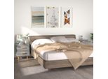 The Living Store Comodini 2 Pz. Grigio Sonoma 40X35X47,5 Cm