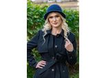 Vivisence Cappello Da Donna Elegante Cappello Invernale Caldo E Accogliente Copricapo Per L'inverno E L'autunno Caldo Cappello A Maglia Spessa, Cappello Classico Per Le Donne, Eu, Blu Scuro, Taglia Unica