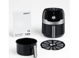 Alpina Airfryer 3,5L - Friggitrice Ad Aria Calda 1-4 Persone - Friggitrice Ad Aria Con Funzione Timer - Temperatura Regolabile Da 80 A 200 Gradi - Forno Ad Aria Calda 1400W