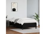 The Living Store Struttura Letto Nera 80X200 Cm In Ecopelle