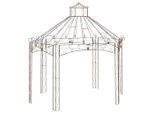 The Living Store Gazebo Da Giardino Marrone Antico 400X258X378 Cm In Ferro