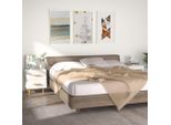 The Living Store Comodini 2 Pz. Bianco 40X35X47,5 Cm