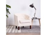 The Living Store Poltrona Tessuto Beige