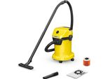 Karcher Ag Wd 3 V-19/4/20 Aspiratore A Cilindro 19 L Dry&Wet 1000 W Senza Sacco