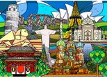 Enjoy Puzzle Monumenti Del Mondo 1000 Pezzi