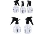 Set Di 5 Flaconi Spray Parrucchiere 250Ml Spruzzatore A Mano Per Capelli Nebulizzatore Flacone Spray Per Piante Pompa Bottiglia Riutilizzabile Nebulizzatore Acqua Flacone Spray Piante Vuoto