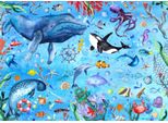 Enjoy Puzzle Del Mare Blu Profondo 1000 Pezzi