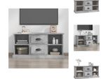 Mobile Tv Vidaxl Grigio Cemento 99,5X35,5X48 Cm Materiale A Base Di Legno - Mobili Tv