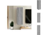 Vidaxl Mobile Tv Grigio Sonoma 30,5X30X90 Cm In Legno - Mobili Tv