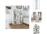 Vidaxl Divisorio Per Ambienti/Libreria Bianco 100X24X140 Cm In Legno - Divisorio Per Ambienti