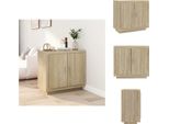 Vidaxl Credenza Rovere Sonoma 80X40X75 Cm Materiale Legno - Credenze