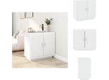 Vidaxl Credenza Bianca 80X40X75 Cm In Legno - Credenze