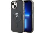 Karl Lagerfeld Klhmp14Shfcknok Custodia Rigida Per Iphone 14/15/13 6.1 Czarny/Nero Iml Ikonik Magsafe