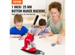 Vevor Macchina Per Bottoni Macchina Per Bottoni 25 Mm Badgemaker 500 Punzonatrice Per Badge