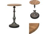 Vidaxl Tavolino In Legno Di Abete Massiccio 40 X 64 Cm Marrone - Tavolini