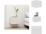 Vidaxl Comodino Bianco 40X30X30 Cm Materiale Legno - Comodini