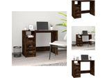 Vidaxl Scrivania Con Cassetti In Rovere Fumé 102X50X76 Cm - Scrivanie