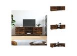 Mobile Tv Vidaxl Rovere Fumé 150X30X50 Cm Materiale A Base Di Legno - Mobili Tv
