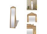 Vidaxl Specchio Da Terra In Stile Barocco 160X40 Cm Golden - Specchio
