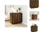 Vidaxl Credenza Rovere Fumé 80X40X75 Cm Materiale Legno - Credenze