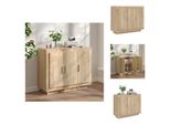 Vidaxl Credenza Rovere Sonoma 92X35X75 Cm Materiale A Base Di Legno - Credenze