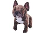 Cane Di Peluche Bulldog Francese Con Suono - 18 Cm